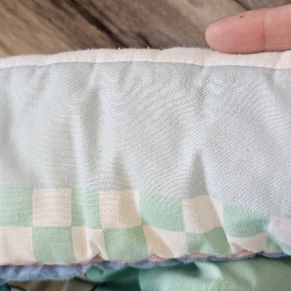 VTG 90s Daisy Kingdom Honey Bunny Crib Comforter Country By Tender Beginnings - Picture 11 of 11